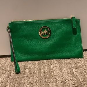Michael Kors wristlet clutch